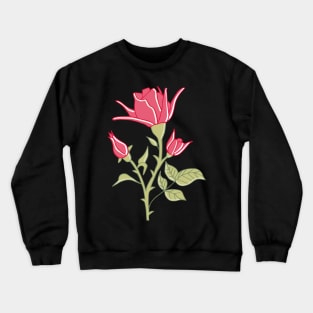 red rose Crewneck Sweatshirt